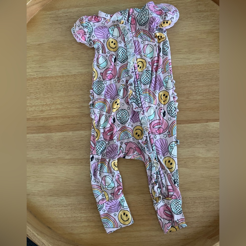 Pink Smiley Face Kids Bodysuit